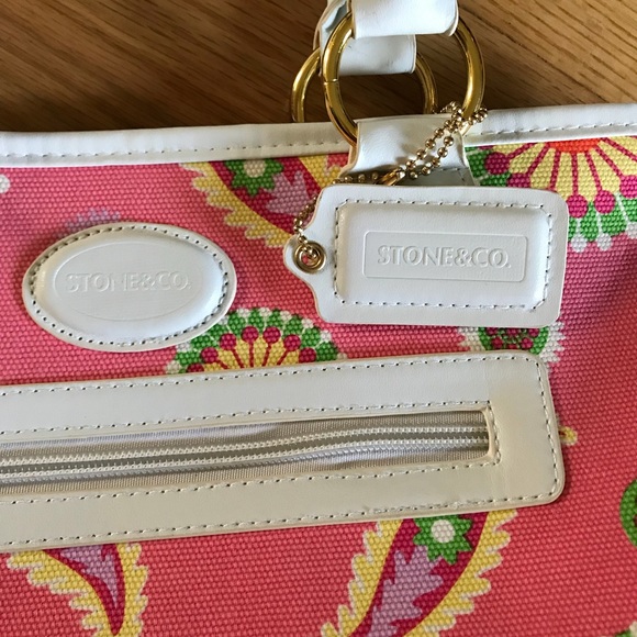 NWOT - STONE & CO. Salmon-Colored Handbag - Picture 8 of 8